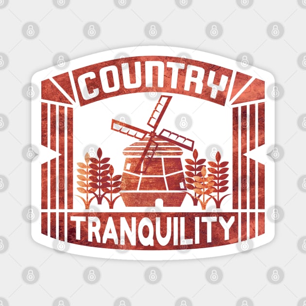 COUNTRY TRANQUILITY (Ver.1) Magnet by CleanRain3675