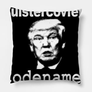 Cmdr. Clustercovfefe Pillow