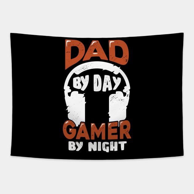 Dad By Day Gamer By Night Tapestry by Dolde08