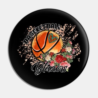 Aesthetic Pattern Blazers Basketball Gifts Vintage Styles Pin