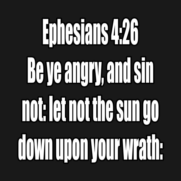 Ephesians 4:26  (KJV) by Holy Bible Verses