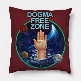 Dogma Free Zone - Cosmic Edition Pillow