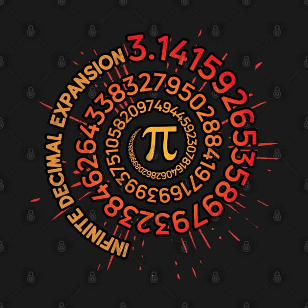 3.14 Happy Pi Day -  Infinite Decimal Expansion by Graphic Duster