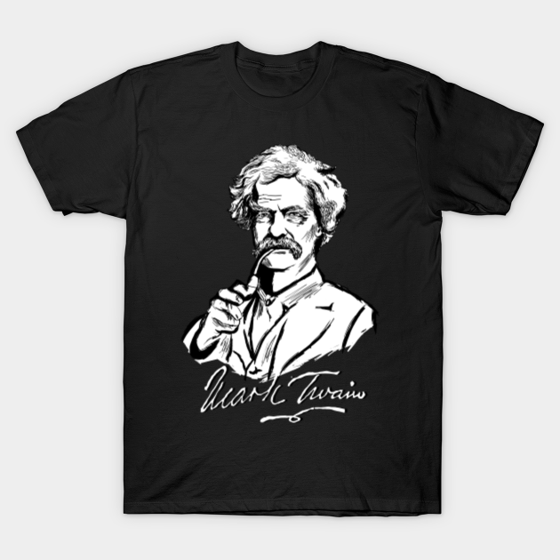 Discover Twain (for darks) - Mark Twain - T-Shirt