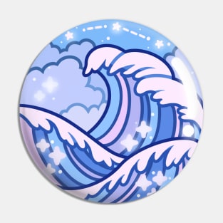 Ocean Waves Pin