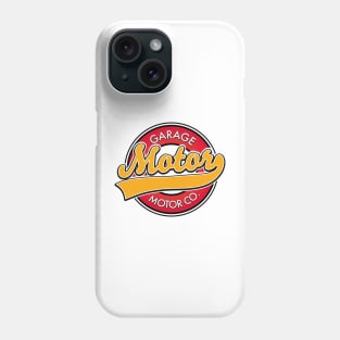 Garage Motor Company retro logo Phone Case