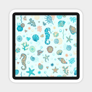 Underwater world pattern Magnet