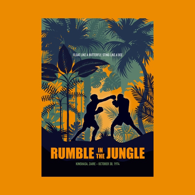 Rumble in the Jungle - Alternative Movie Poster by MoviePosterBoy