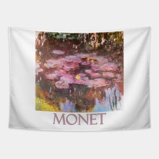 Pink Waterlilies by Claude Monet Tapestry