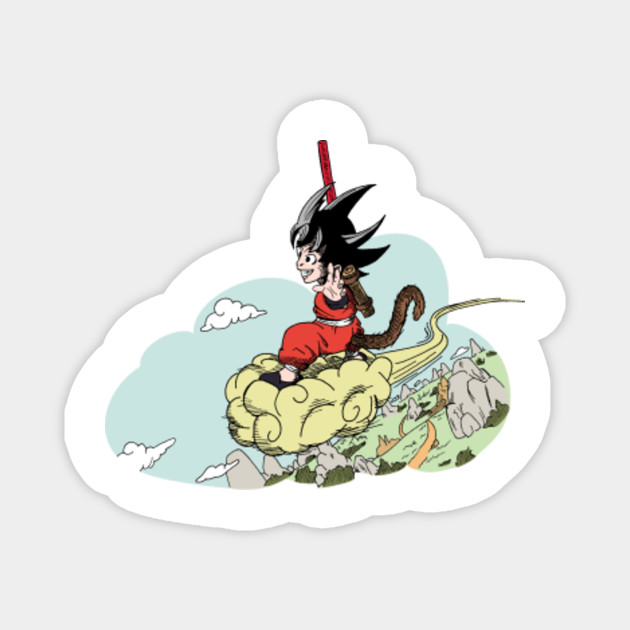 Goku Flying Nimbus Goku Magnet Teepublic