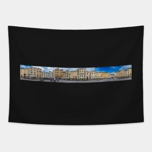 The Piazza of Lucca Italy Tapestry