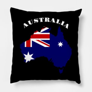 Australia Map Pillow