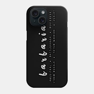 Barbarian Dungeons and Dragons | D&D | DnD Gifts | RPG Gifts Phone Case