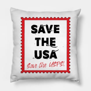 Save The USA, Save the USPS! Pillow