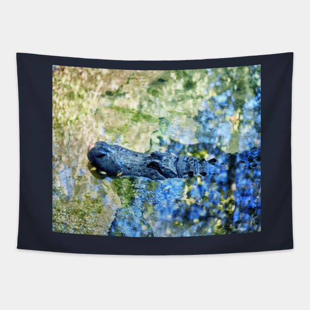 Monet Alligator Tapestry by RoxanneG