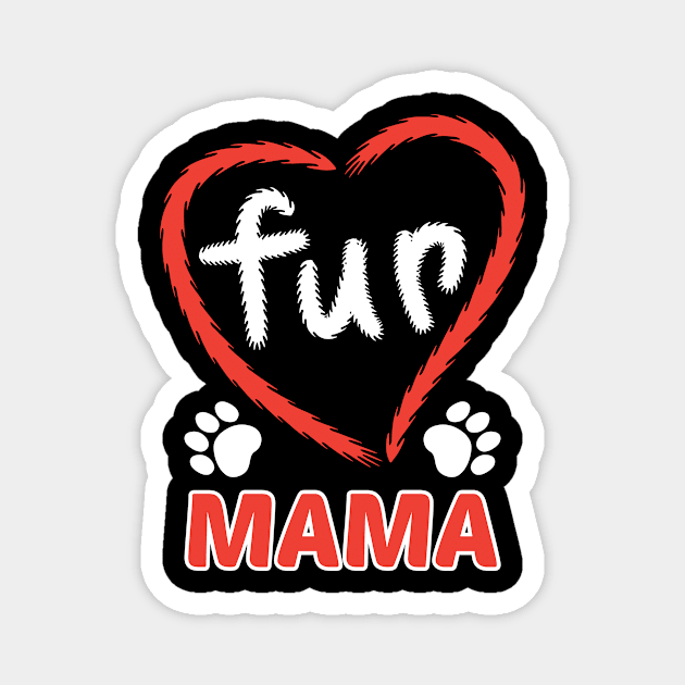 Fur Mama Magnet by dilger