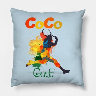 coco gauff the best player tennis Pillow