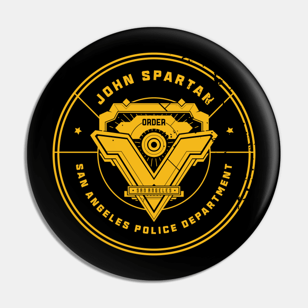 John Spartan Pin by BadBox