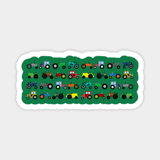 Tractors Print Magnet