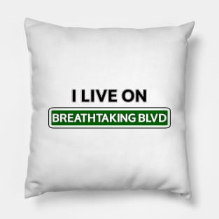 I live on Breathtaking Blvd Pillow