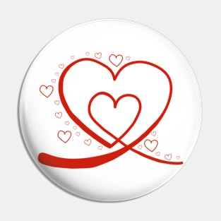 Hearts in love Pin