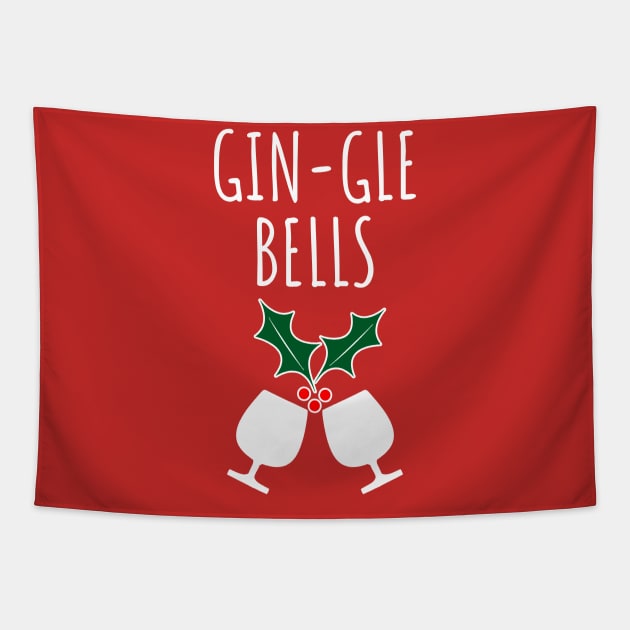 Gin-gle Bells Tapestry by LunaMay