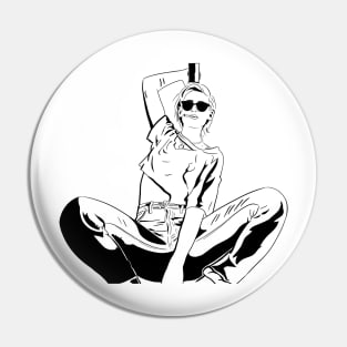 Graphic - Woman 2 Pin