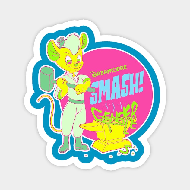 GADGET RESCUE RANGER SMASH GENDER ROLES Magnet by NEOPREN