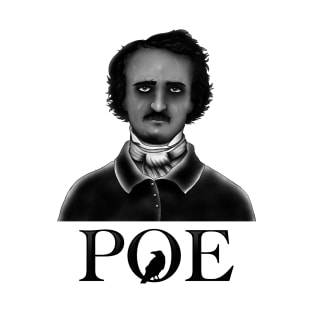 HomeSchoolTattoo Edgar Allan Poe GREY T-Shirt