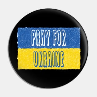 Pray for Ukraine Pin