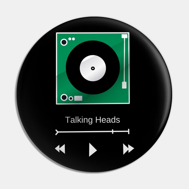 Talking heads Talking Heads Pin TeePublic