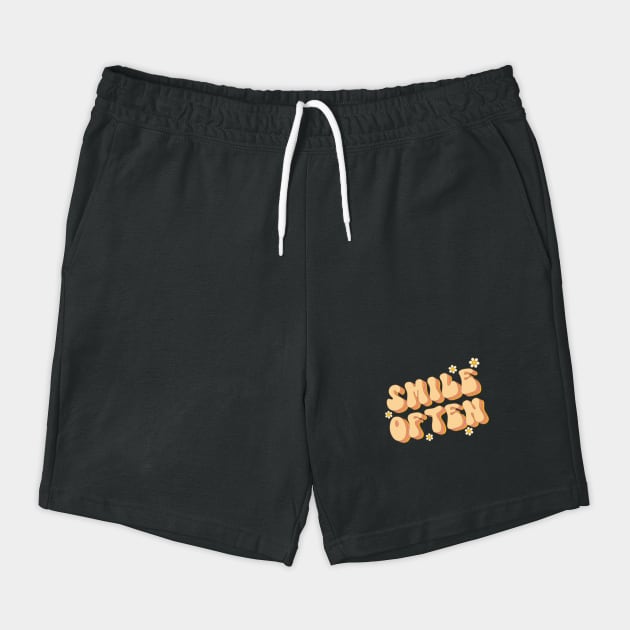 Smile Often Retro Groovy Design by The WYLD Tribe