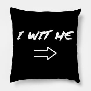 I WIT HE - IN WHITE - FETERS AND LIMERS – CARIBBEAN EVENT DJ GEAR Pillow