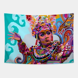 Bali Dancer Tapestry