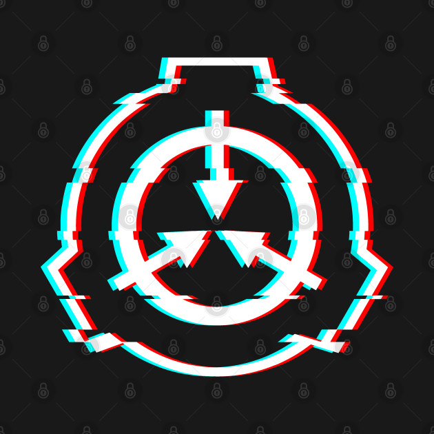 SCP Foundation Logo Emblem Glitch Effect - Scp Foundation Logo