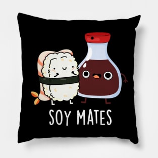 Soy Mates Cute Soy Sauce Pun Pillow