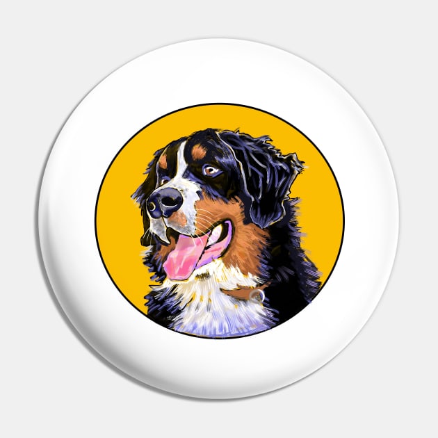 BERNER DOG GOLD Pin by MarniD9