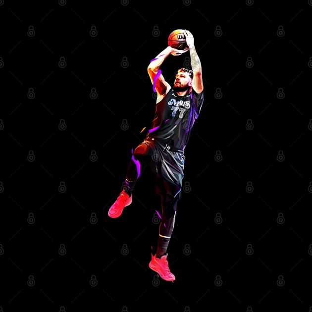 Luka Doncic Low Poly by pxl_g