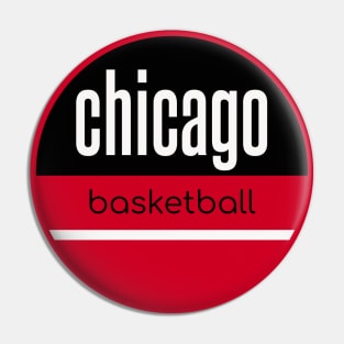 chicago basketball Pin