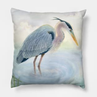 Great Blue Heron Pillow