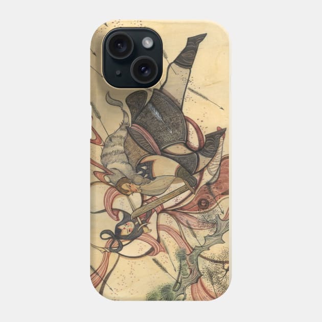 Kung Fu Phone Case by Alina Chau