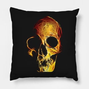 skull pattern, a pattern for metalists and bikers Pillow