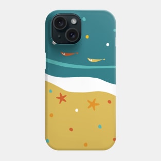 Atomic Age Mid Century Summer Beach Phone Case