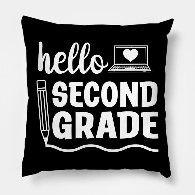 Hello Second Grade Pillow by Attia17