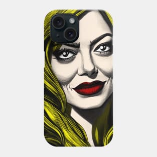 Emma Stone Cartoon Phone Case