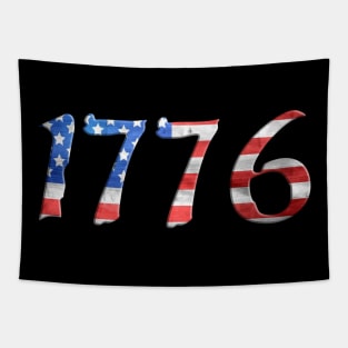 1776 Patriotic USA Colors Design Tapestry