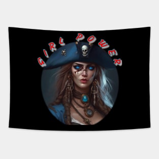 Cool pirate wench Tapestry