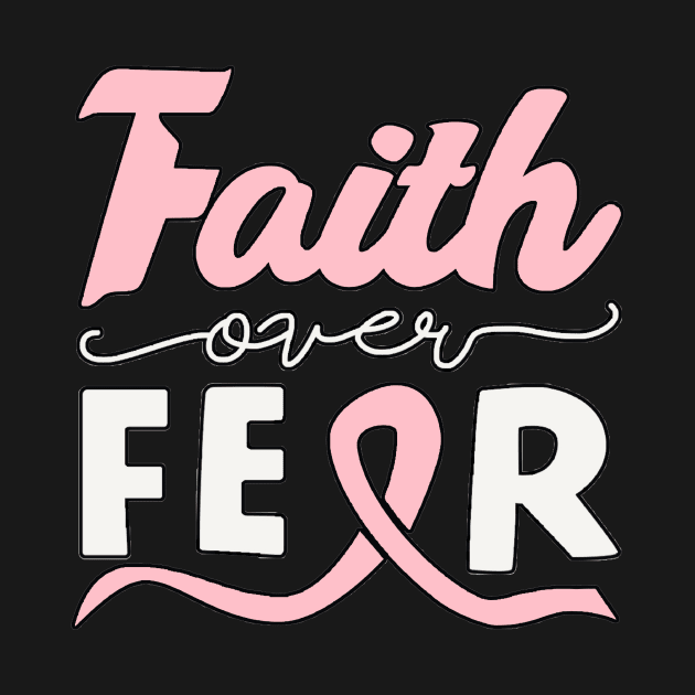 Faith Over Fear Pink by scribbler1974