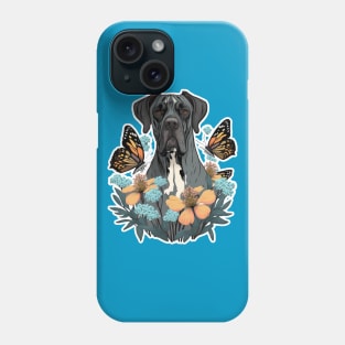 Water Colour Great Dane Phone Case
