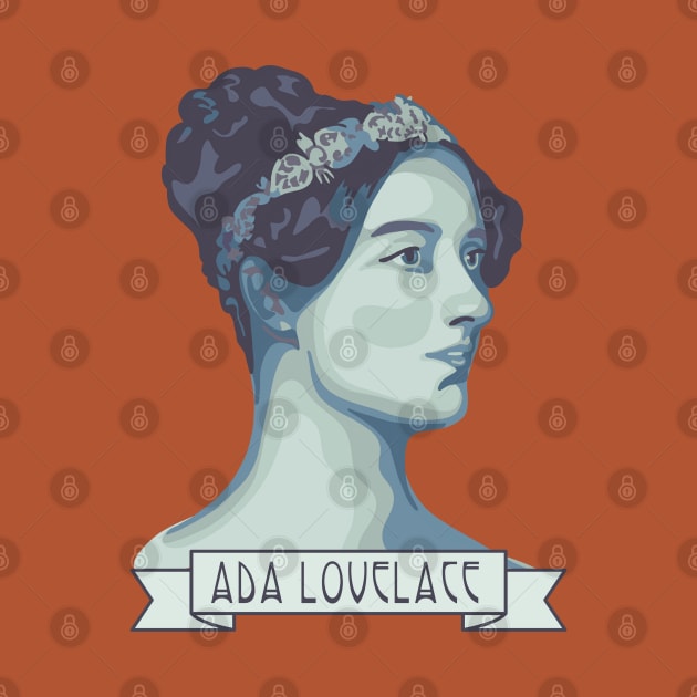 Ada Lovelace Portrait by Slightly Unhinged